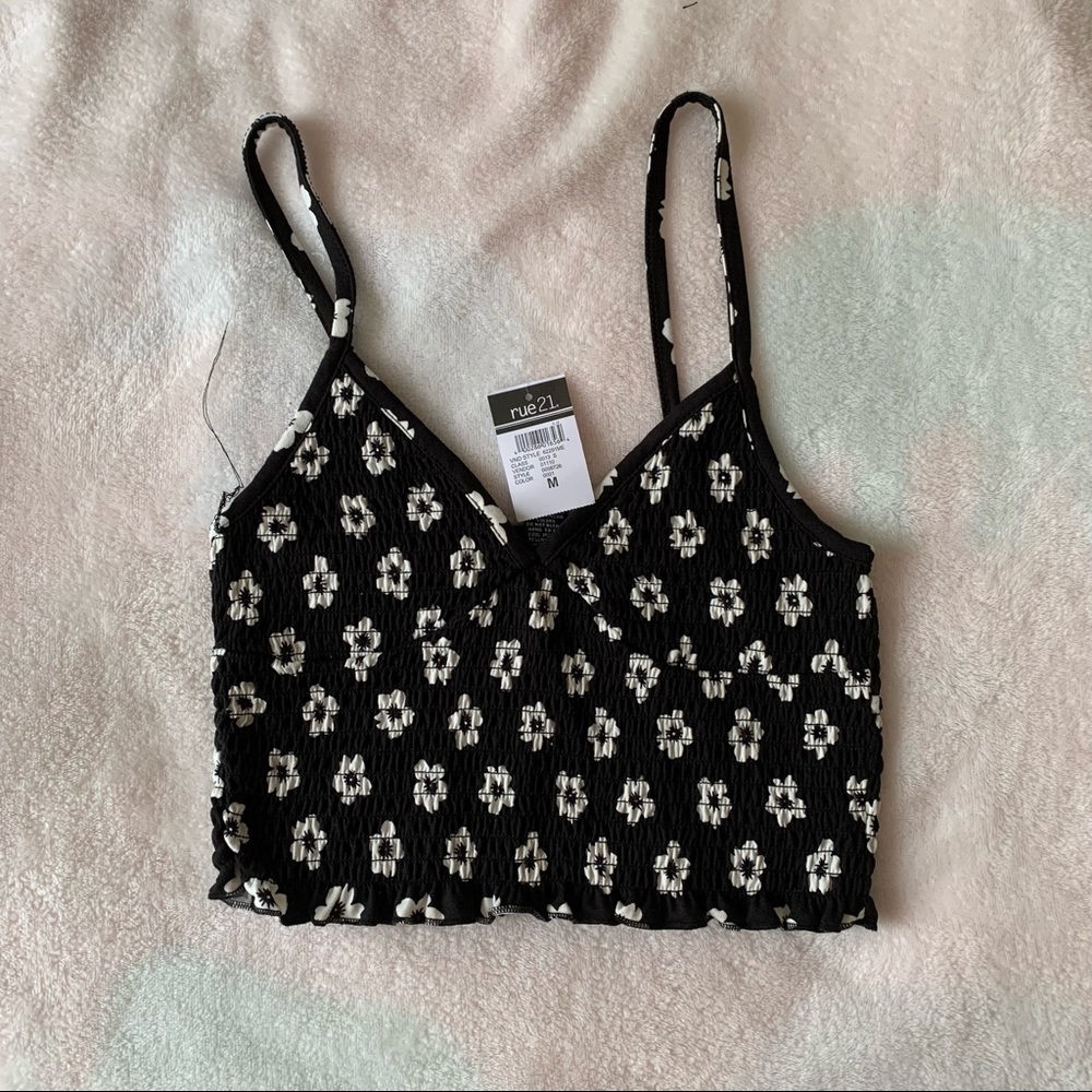 Black tank top
